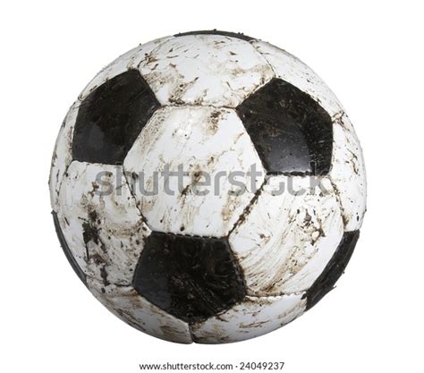 Closeup Dirty Soccer Ball On White Stock Photo 24049237 Shutterstock