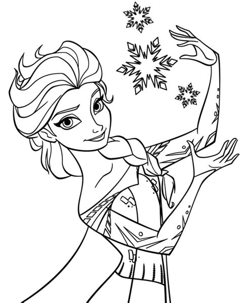 Free Printable Elsa Coloring Page For Kids Elsa Coloring Page