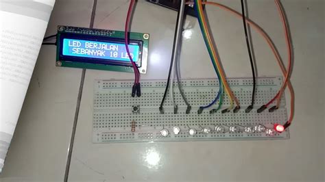 Belajar Arduino Menyalakan Running Led Lcd I C Dengan Push Button