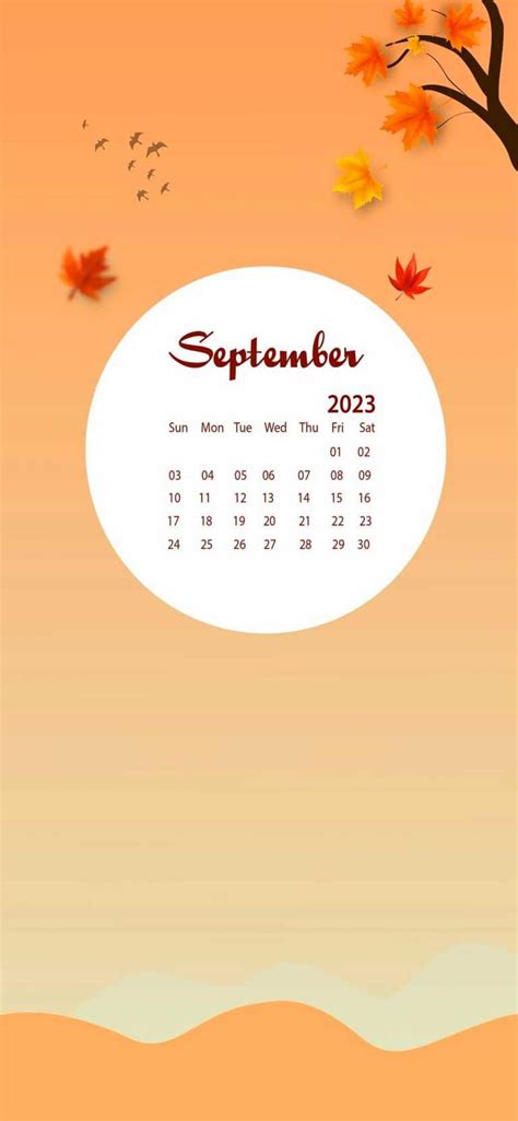 September 2023 Calendar Wallpaper IXpap