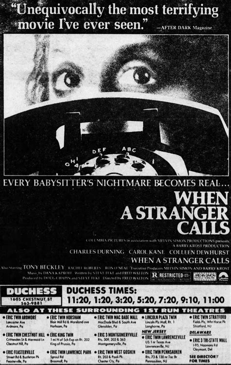 When A Stranger Calls 1979 When A Stranger Calls Terrifying Movies Charles Durning