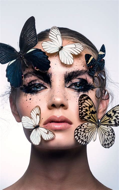 Photoshoot Makeup Photoshoot Concept Butterfly Makeup Butterfly Face