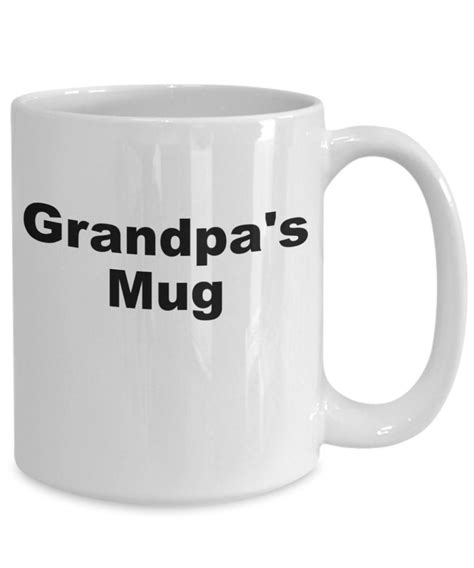 Grandpas Coffee Mug Grandma Cup Funny Mug Perfect T Etsy