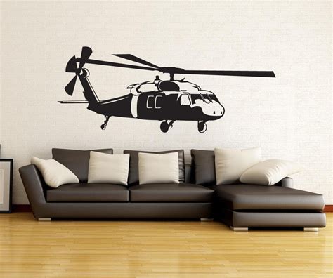 Vinyl Wall Decal Sticker Blackhawk Helicopter 1271
