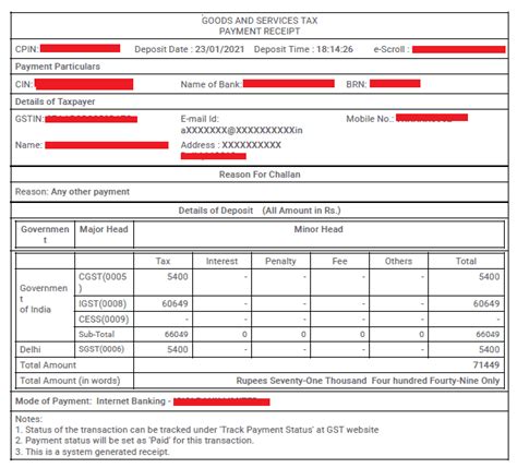 Gst Pmt 06 Challan For Making Payment Under Qrmp Scheme