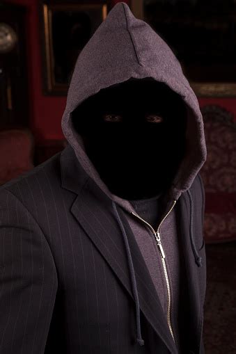 Men In Hood Without Face Stock Photo Download Image Now Istock