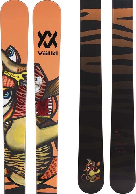 Volkl Revolt 95 Skis 181cm Blackorange Ski Only