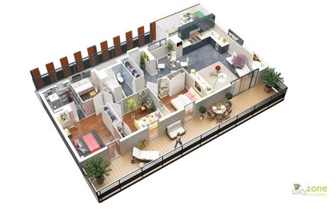 Begin browsing through our home plans to find that perfect plan; 50 Three "3" Bedroom Apartment/House Plans | Architecture ...