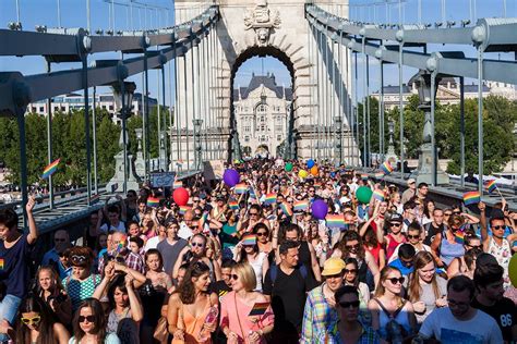 Pride March Brightens The Streets Of Budapest On Saturday