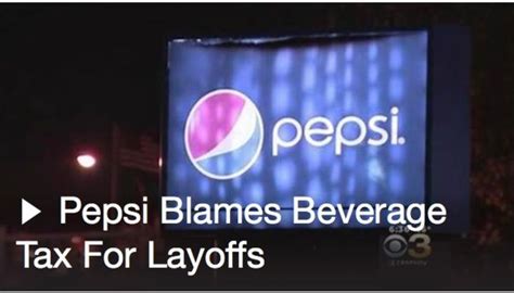 Philly Soda Tax Layoffs Begin Press Doesnt Challenge City Expecting Beverage Industry Subsidy