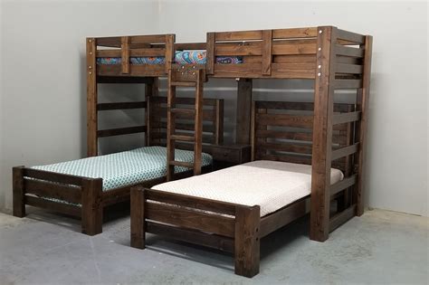 Favorite this post may 26 **buy 1 get 1 free! Hat Trick Triple Bunk w/ 2 Plank Beds - Bargain Box and Bunks