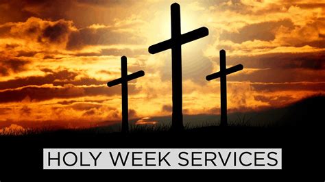 Holy Week Services 2021 Christ Lutheran Church