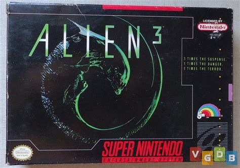 Alien 3 Vgdb Vídeo Game Data Base