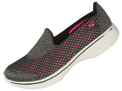 14145 Go Walk 4 Kindle Slipon Skechers Womens Shoes Scuffs And Slides