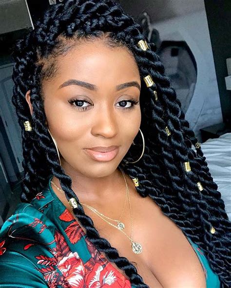 Pictures of black braid hair styles slideshow. 49 Senegalese Twist Hairstyles for Black Women | StayGlam
