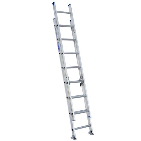 Werner D1300 2 Series Type I Aluminum D Rung Extension Ladder