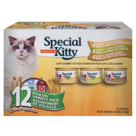 Here's my latest walmart clearance finds. Special Kitty Select Ultra Gourmet CAT Food - Poultry ...