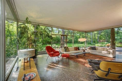 Own An Award Winning Mid Century Glass House For Just 619k Curbed Chicago Mid Century