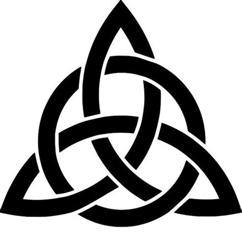 Celtic Triquetra Knot 1 Re Usable 8 X 75 Inch Etsy Celtic Tattoo