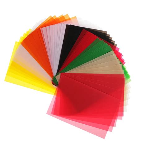 Buy 50pcs 15x10cm Vellum Coloured Translucent Tracing