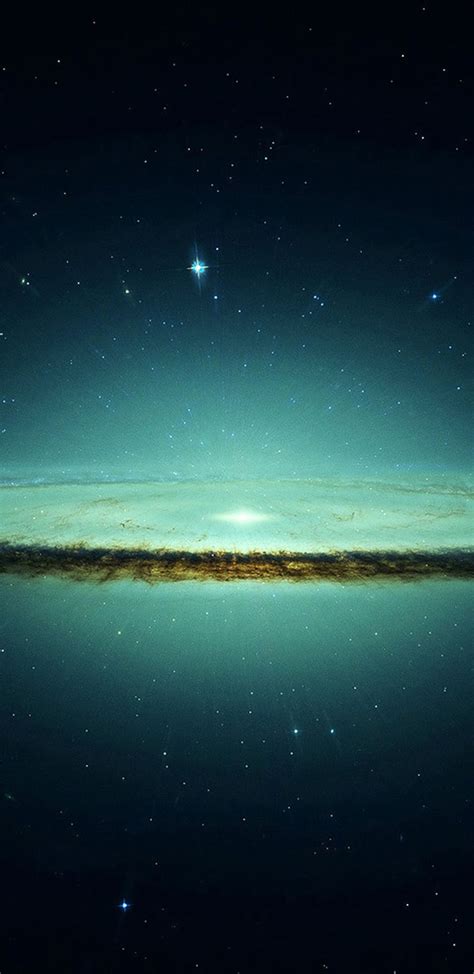 Dark Aurora Wallpaper Galaxy Tranquil Beauty Nature Night Sky