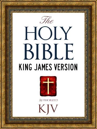 The Holy Bible Authorized King James Version Kjv Holy Bible