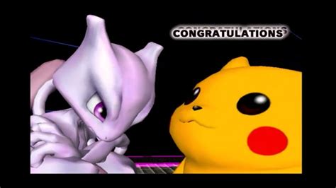 Super Smash Bros Melee Mewtwo Classic Mode Very Hard Youtube