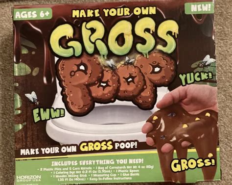 Make Your Own Gross Poop Slime Complete With Flies And Corn Diy Craft New
