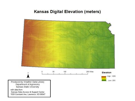 Oficina Del Climatólogo Del Estado De Kansas Geografía De Kansas St
