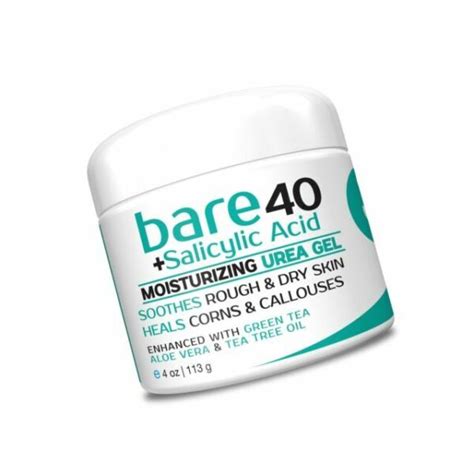 Bare Urea Percent Plus Salicylic Acid Cream For Hands Feet Elbows