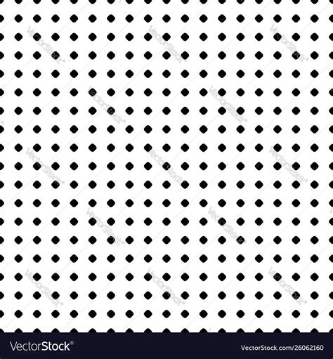 Polka Dot Pattern Seamless Texture Black White Vector Image