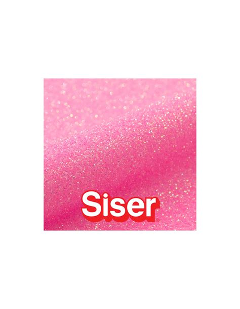 Glitter Siser Flex Thermocollant Neon Pink