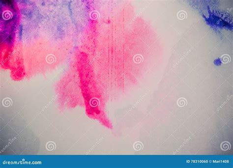 Ink Spot Spreads On Paper Stock Photo Image Of Mixing 78310060