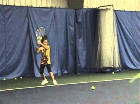 Year Old Tennis Prodigy Abby Nugent Youtube