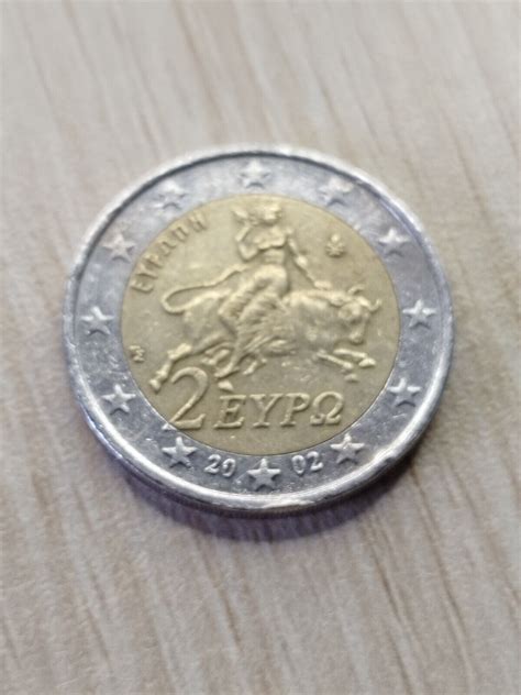 Pièce De 2 Euros Rare Taureau Grec Ebay