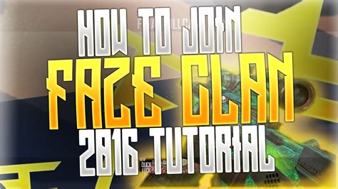 How To Join Faze Clan 2016 Tutorial Youtube