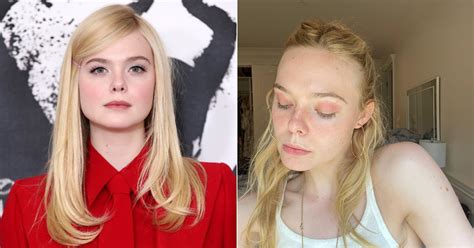 Elle Fanning Celebrates Her Eczema In Selfies On Instagram Popsugar Beauty