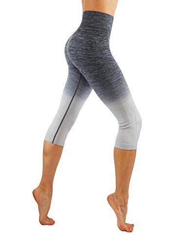 Codefit Yoga Power Flex Dryfit Pants Workout Printed Leggings Ombte