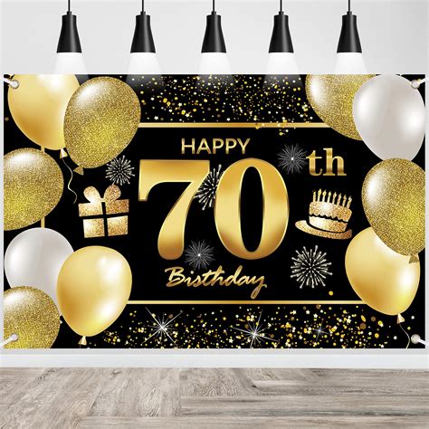 Buy 70th Happy Birthday Banner Birthday Decorations For Men Birthday