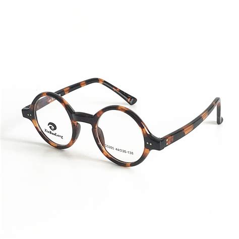 cubojue small round glasses men women tortoise oval eyeglasses frame for male vintage diopter