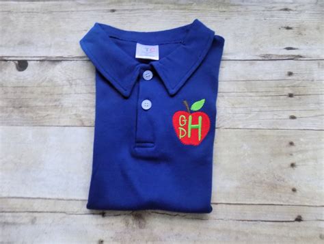 Boys Back To School Polo Boys Back To School Shirt Toddlers Etsy