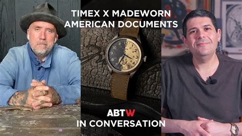 Timex X Madeworn American Documents Debut In Conversation With Blaine