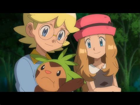 Image Clemont Serena And Chespin Heroes Wiki Fandom Powered