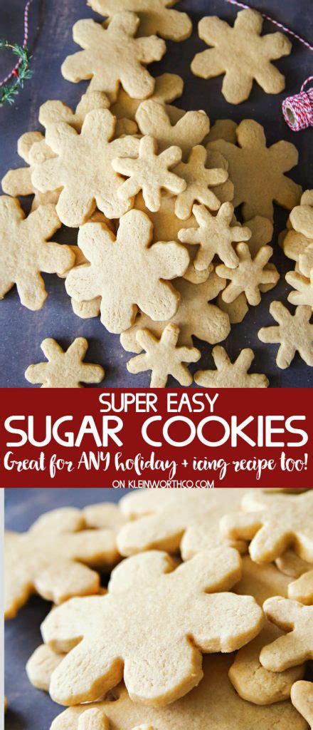 Easy Sugar Cookie Recipe Kleinworth And Co