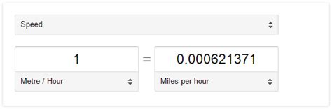 Convert From Miles Per Hour To Kilometers Per Hour And Vice Versa Using