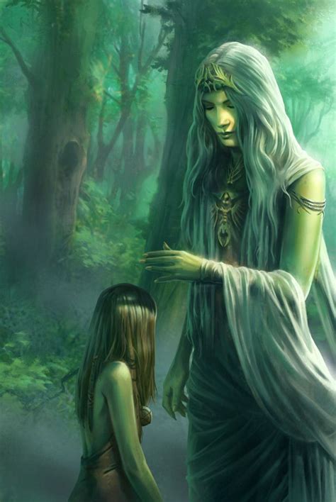 Eithné Known As The Silver Eyed Was The Queen Of The Dryads And Ruler
