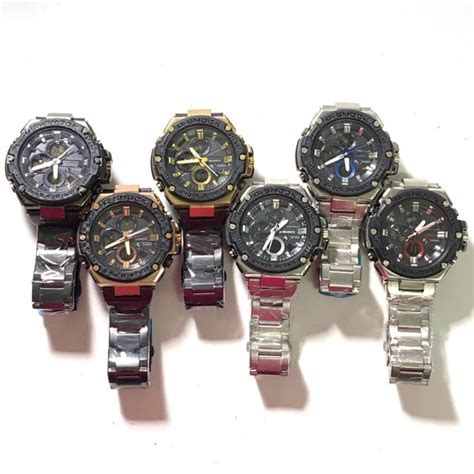 New in box japan set harga : G Shock Stainless Steel Watch for Man and Woman Jam Tangan ...