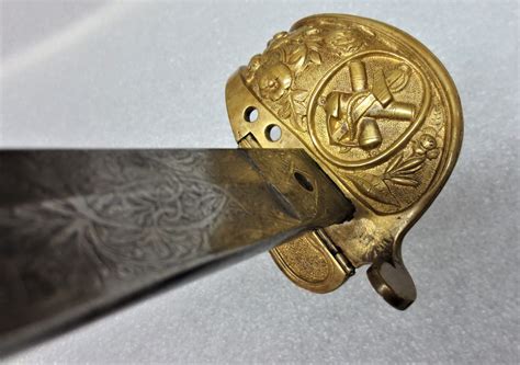 Rare Civil War Confederate Navy Officer Sword Fine Battleground Antiques