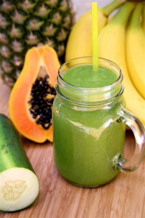 Debloating Papaya Smoothie Breakfast Smoothies For Weight Loss