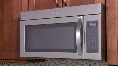 Whirlpool 17 Cu Ft Over The Range Microwave In Stainless Steel